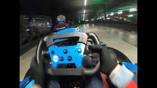 Karting at TeamSport Farnborough 260124 session 2 part 2 Great defending by kart 18 [upl. by Ailey]