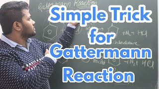 GATTERMANN REACTION  HALOALKANES AND HALOARENES  ORGANIC CHEMISTRY TRICKS  Bharat Panchal Sir [upl. by Haisi]