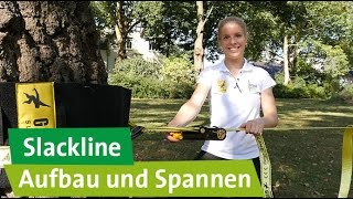 SlacklineTutorial Aufbau und Spannen – Elli Schulte [upl. by John]