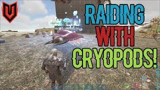 Raiding with CRYOPODS  Ark Official PVP  Small Tribes [upl. by Brigette]