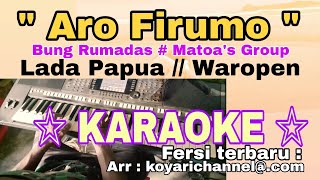 Lagu laraoke Aro Firumo lagu daerah papua waropen [upl. by Ajak]