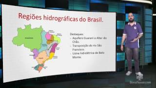 Geografia do Brasil Destaques das regiões hidrográficas brasileiras Aula 07 [upl. by Aisylla]