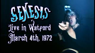 Genesis  Live in Watford  March 4th 1972 [upl. by Adnohryt647]