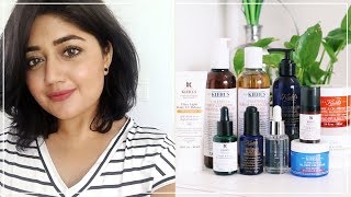 My Current Skincare Routine with KIEHLS 💦 OILY ACNE PRONE SKIN  corallista [upl. by Nivri]