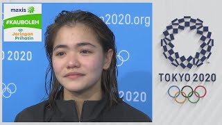 Olimpik Tokyo 2020  Tangisan kepuasan Nur Dhabitah KauBoleh [upl. by Aydni]