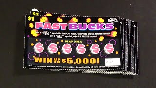 SOOD 1269 11 OF 1 FAST BUCKS FL Lottery Scratchers [upl. by Letsyrk784]