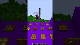 Minecraft mas CARA A CARA com BLOCOS 🤩minecraft minecraftshorts shorts funny memes [upl. by Wurst17]