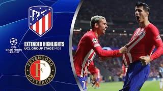 Atlético Madrid vs Feyenoord Extended Highlights  UCL Group Stage MD 2  CBS Sports Golazo [upl. by Sllew547]