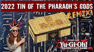 REMIX🔺Opening Yugioh 2022 Tin of the Pharaoh’s God🔺  🔥SLIFER OBELISK RA🔥 Yugioh opening [upl. by Ellan896]