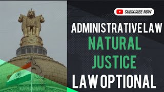 Natural Justice in Administrative law in hindiBharat Shiksha [upl. by Yves]