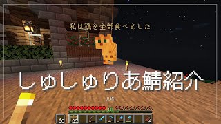 【Minecraft】ネタがいっぱいのしゅしゅりあ鯖紹介 [upl. by Platt]