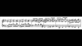 JS Bach  BWV 906  Fuga fragment cmoll  C minor [upl. by Cerf]