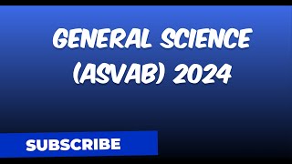 General Science asvab 2024 [upl. by Faucher338]