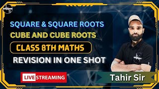 Square and square roots  Cubes and cubroots  Important Questions in one shot Tahir Sir [upl. by Glennie625]