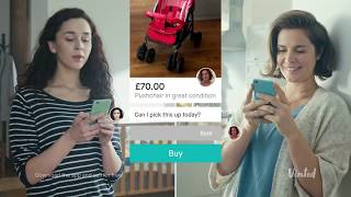 TV Commercial Voiceover for Vinted app  UK Version Female British Voice Over [upl. by Colver]