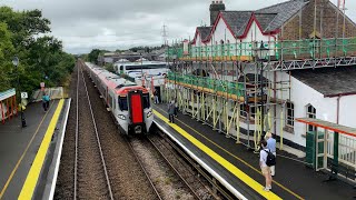 Llanfair­pwllgwyngyll­gogery­chwyrn­drobwll­llan­tysilio­gogo­goch Trains passing through 020924 [upl. by Ttehc860]