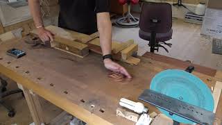 Violin maker Peter Westerlund Part 39 Making the blacks in the purfling [upl. by Nyloc309]