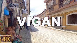 The Heritage City of VIGAN Ilocos Sur  WALKING TOUR  Philippines [upl. by Ezzo]