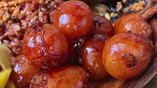 Chorizo De Cebu for Breakfast  How to Cook Chorizo De Cebu Mississauga Ontario Canada [upl. by Nalhsa]