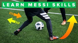 TOP 5 MESSI FOOTBALL SKILLS [upl. by Breed]