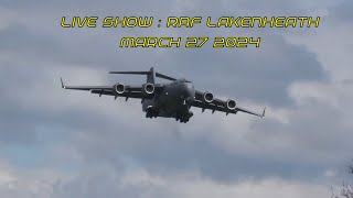 Live Action from RAF Lakenheath  Home to the USAF 48fw  F15s and F35s [upl. by Chandless]