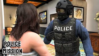 GTA 5 Mission Remastered  Police Michael and his Wife [upl. by Ultan]