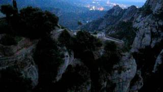 a night of my road trip at Montserrat mountain Spain [upl. by Burd]