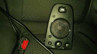 Logitech Z623 in Car [upl. by Egoreg]