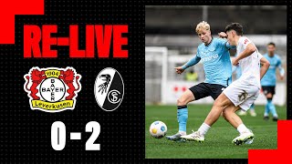 RELIVE Bayer 04 Leverkusen U19 🆚 SC Freiburg U19 02  DFBPokal der Junioren Viertelfinale [upl. by Ahsercul]