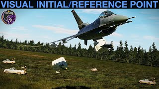 F16C Viper VIP amp VRP Visual Initial amp Reference Point Attack Tutorial  DCS [upl. by Newfeld]