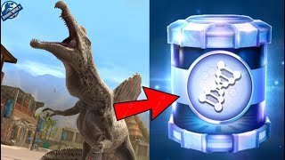 HOW TO BEAT SPINOSAURUS AEGYPTIACUS RAID BOSS IN 4 TURNS NEW JURASSIC WORLD ALIVE UPDATE NEWS [upl. by Tanaka]