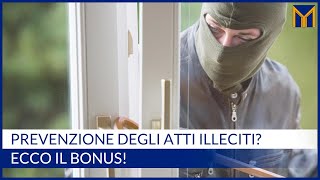 Il bonus sicurezza per i serramenti [upl. by Marino]