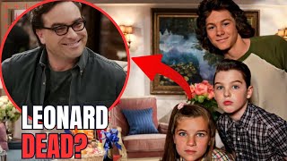 Is Big Bang Theorys Leonard Dead Young Sheldon FInale Clues Explained  tv promos [upl. by Krahmer]