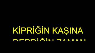 KİPRİĞİM KAŞINA KAREOKE grupAbdal grupAbdal [upl. by Jessalin]