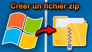 Créer un fichier Windows Zip 2024 rapide et facile [upl. by Novit]