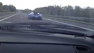 Toyota Supra LLC vs Bugatti Veyron 300kmh [upl. by Mirilla]