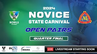 2024 Novice Carnival  Open Pairs  Qtr Final [upl. by De Witt]