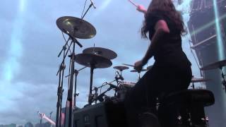 Melechesh  Tempest Temper Enlil Enraged  Drum Cam  Live Rock Al Parque [upl. by Samot626]