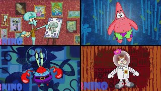 SpongeBob MINUS SPONGEBOB Character Theme Songs REMAKES COMPARISON [upl. by Beverle]