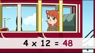 Toons Train 12 Times Tables  Mathletics  Times Tables Toons [upl. by Ellehs772]