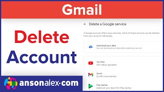 How to Delete a Gmail Account [upl. by Kimberly]