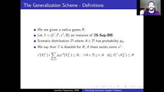 Approximating TwoStage Stochastic Supplier Problems [upl. by Goulden]