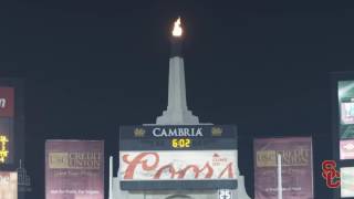 LA Coliseum Torch Lighting [upl. by Ylatan169]