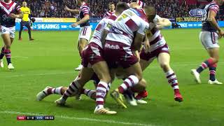 WCC Highlights Wigan Warriors v Sydney Roosters  NRL on Nine [upl. by Springer]