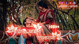 তোমার আমার  Tomar Amar  Tomar aAmar valobasa Lofi Song  Slowed  Reverb  Lofi Song [upl. by Kiran]