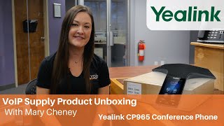 Yealink CP965 Conference Phone Unboxing  VoIP Supply [upl. by Ameen680]