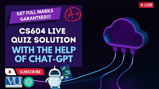 CS604 LIVE VU QUIZ 3 Get Full Marks Guaranteed 💯✍️  🔥 Hack 🔒 Quiz Firewall  Virtual University 🎓 [upl. by Aisa]