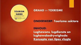 Graad 11 Toerisme  Konsepte van tipes vlugte [upl. by Enicul]