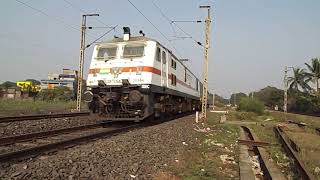 White Beauty of SER  DLW Made SRC WAP7 leads Geetanjali Express [upl. by Sadnak]