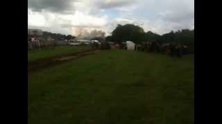 Tenbury Show Steve Howells tractor pulling [upl. by Fabi]